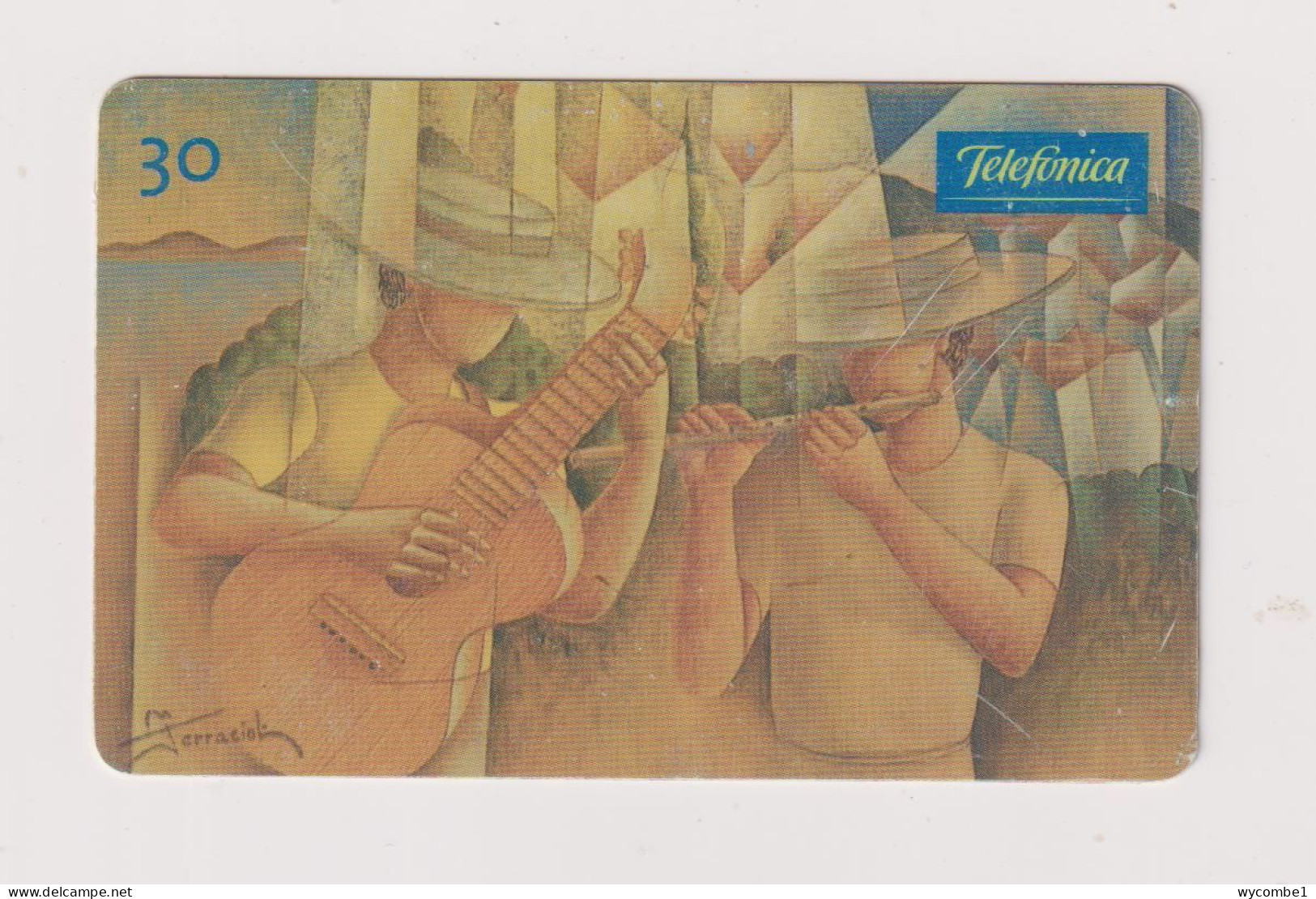 BRASIL -  Dois Musicos Inductive  Phonecard - Brasilien