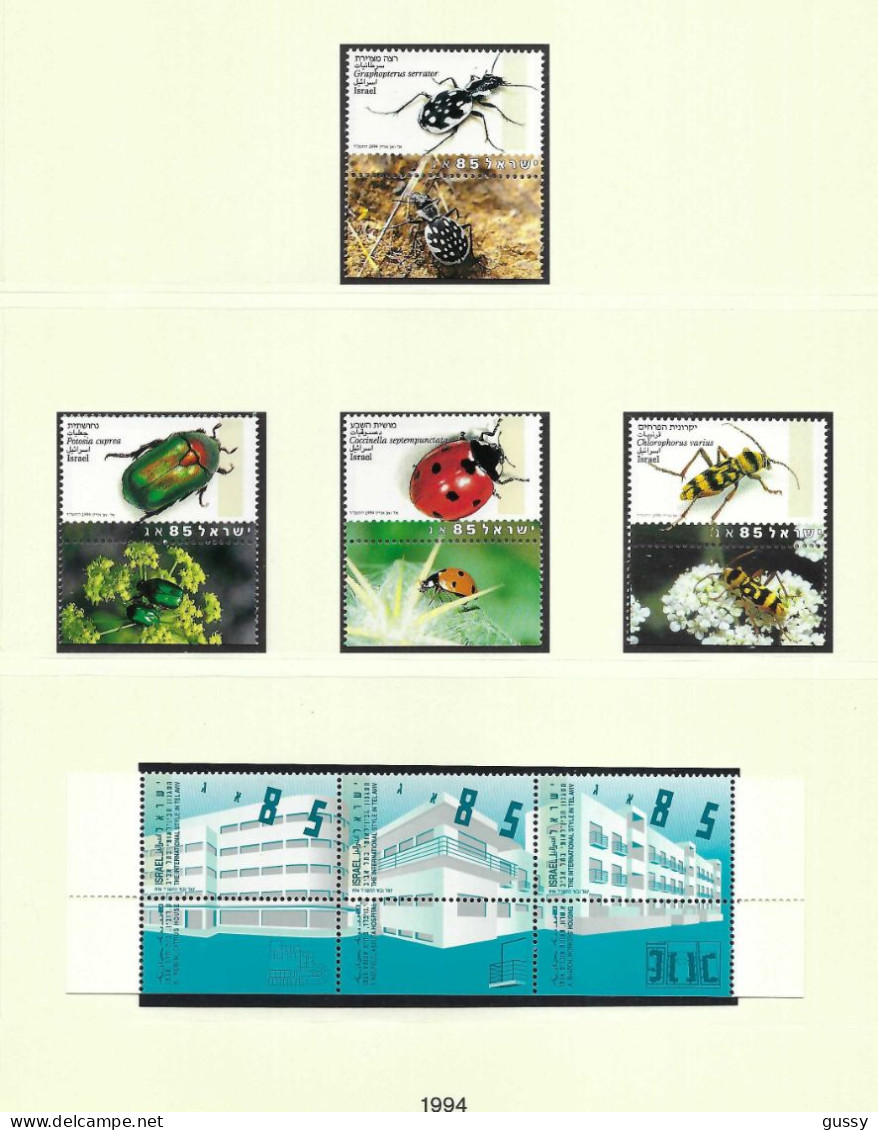 ISRAEL Ca.1994: Lot De Neufs** Avec Tabs - Unused Stamps (with Tabs)