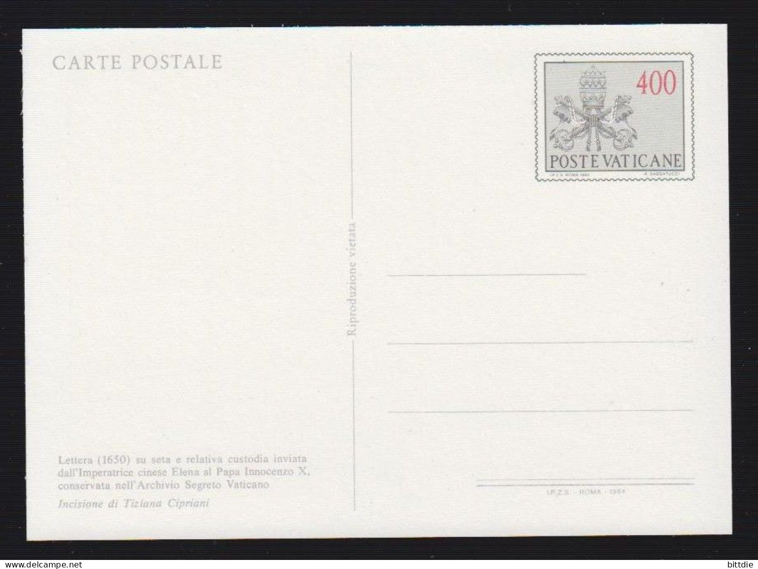 Vatikan , GS-Lot , Xx     (8969) - Enteros Postales