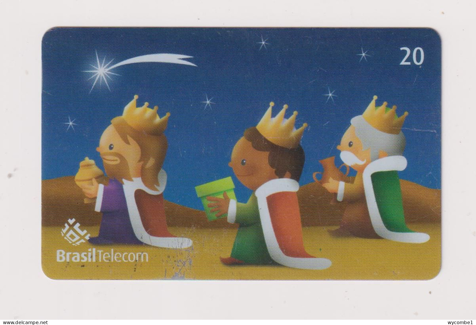 BRASIL -  Christmas Inductive  Phonecard - Brésil