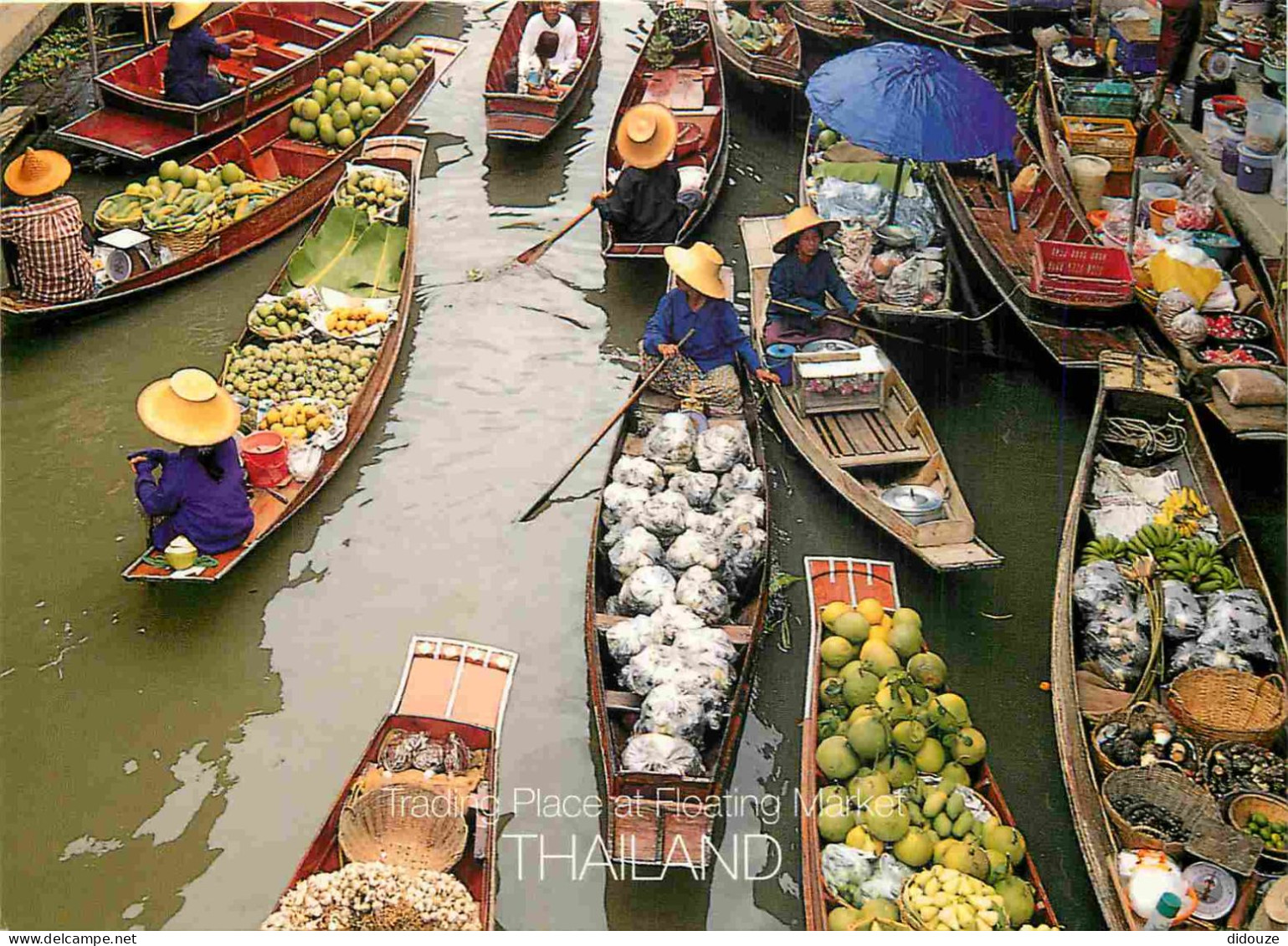 Thaïlande - Rajburi - Floating Market - Marché Sur L'eau - CPM - Carte Neuve - Voir Scans Recto-Verso - Tailandia