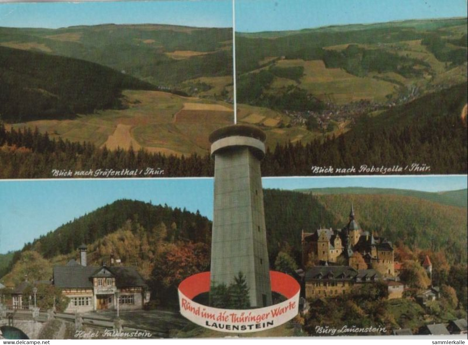 65623 - Ludwigsstadt-Lauenstein - Aussichtsturm - Ca. 1980 - Kronach