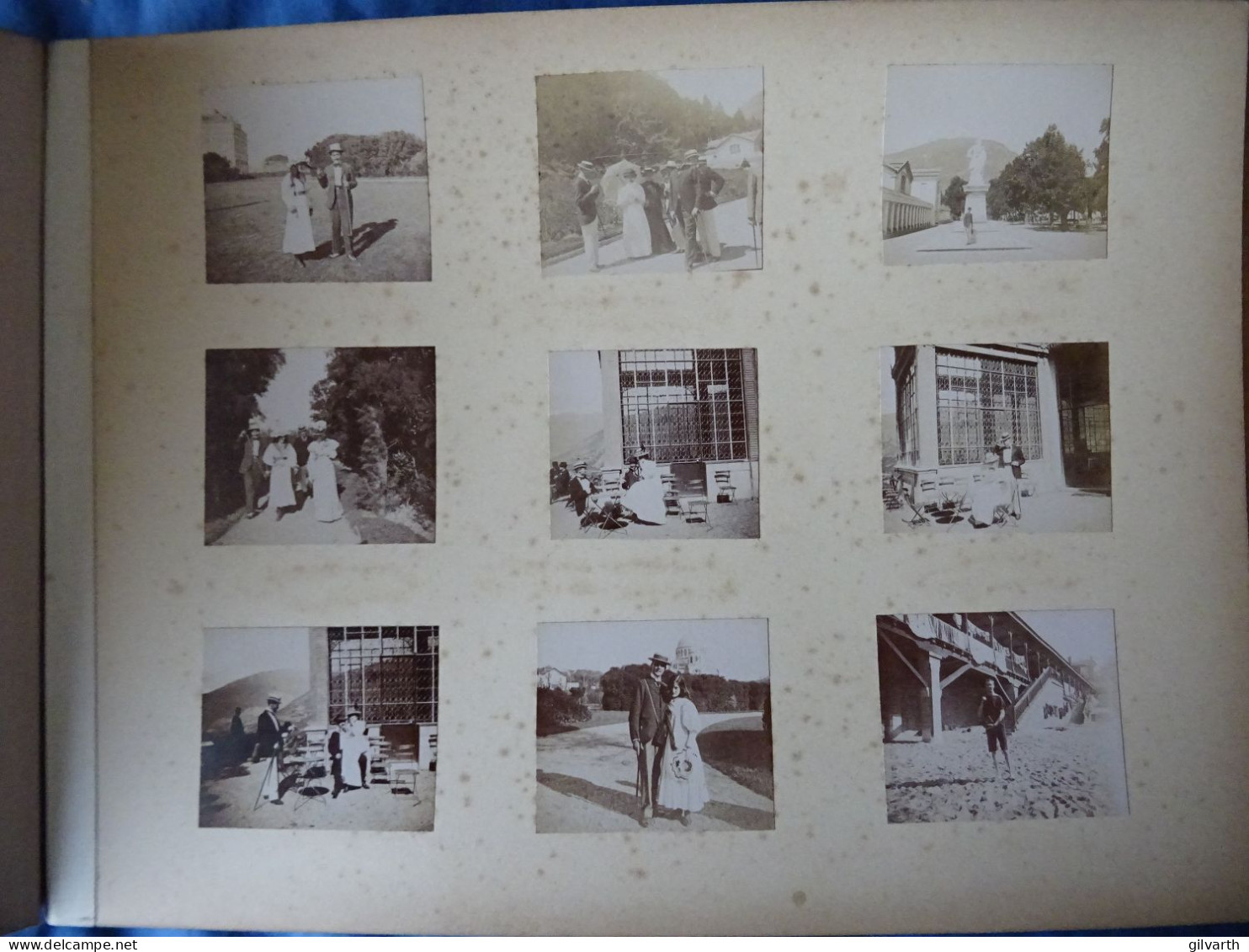 Album photo famille Pellet d'Anglade, vacances Biarritz, corrida, fêtes Fontarrabie, Luchon... 146 photos vers 1895-1905