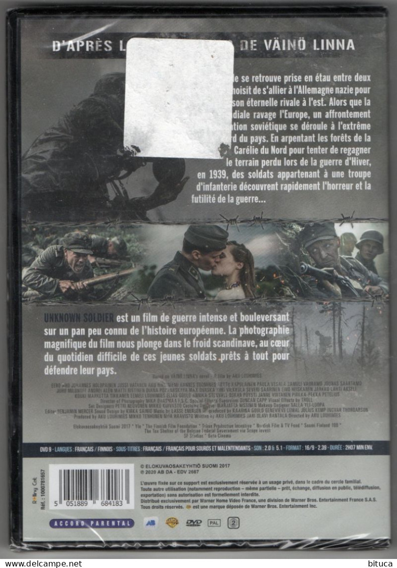 DVD NEUF SOUS BLISTER UNKNOWN SOLDIER - Acción, Aventura