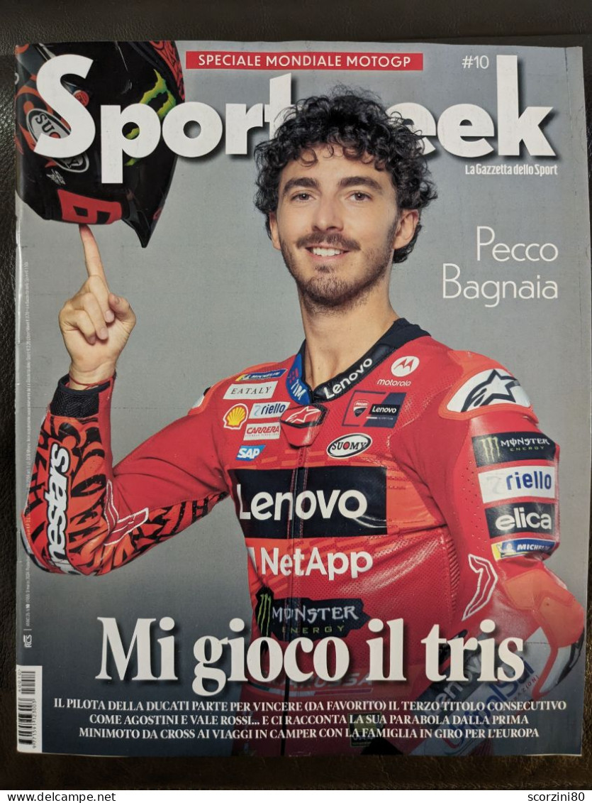 Sport Week N° 1188 (n° 10-2024) Pecco Bagnaia MotoGP - Sports