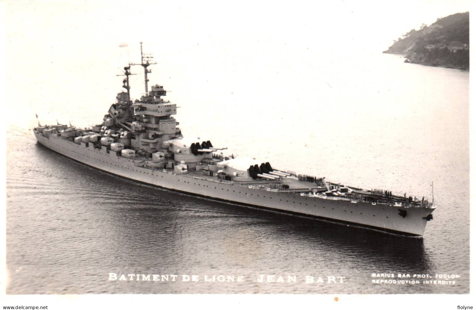 Bateau - Batiment De Ligne JEAN BART - Navire De Guerre Militaria Marine Militaire - Warships