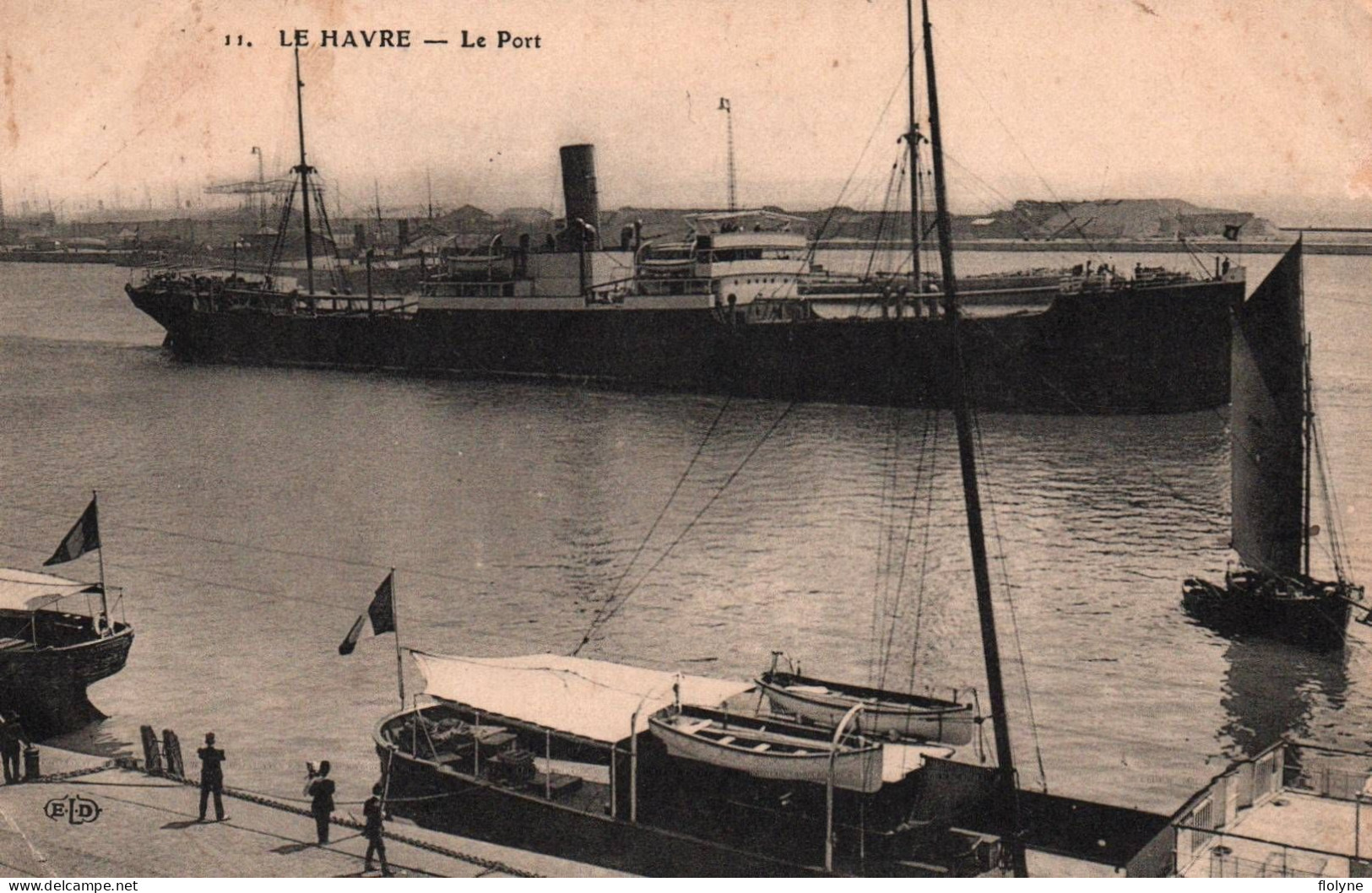 Le Havre - Le Port - Bateau De Commerce Courrier Cargo - Port