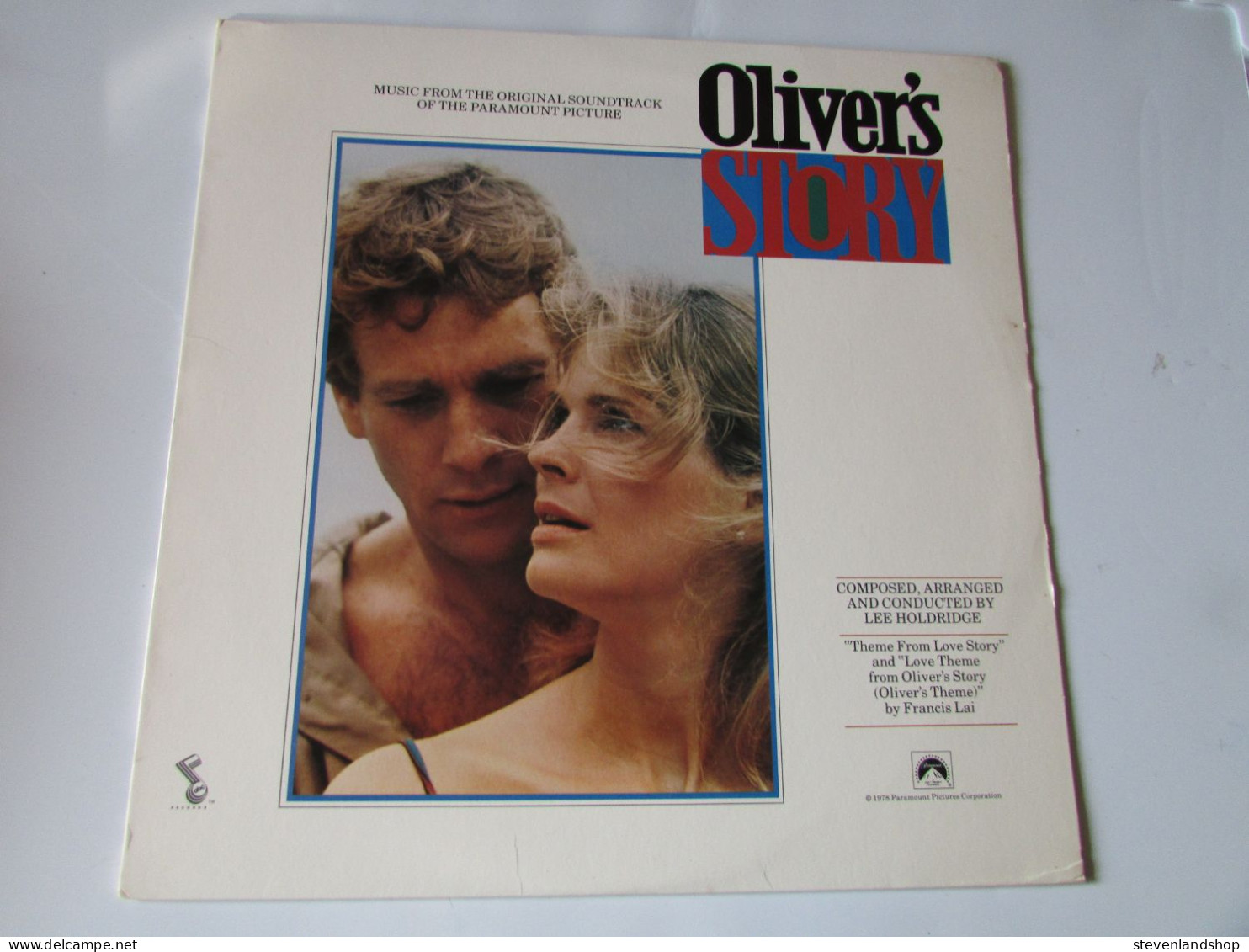OLIVER'S STORY, MUSIC FROM THE ORIGINAL SOUNDTRACK OF THE PARAMOUNT PICTURE - Other - English Music