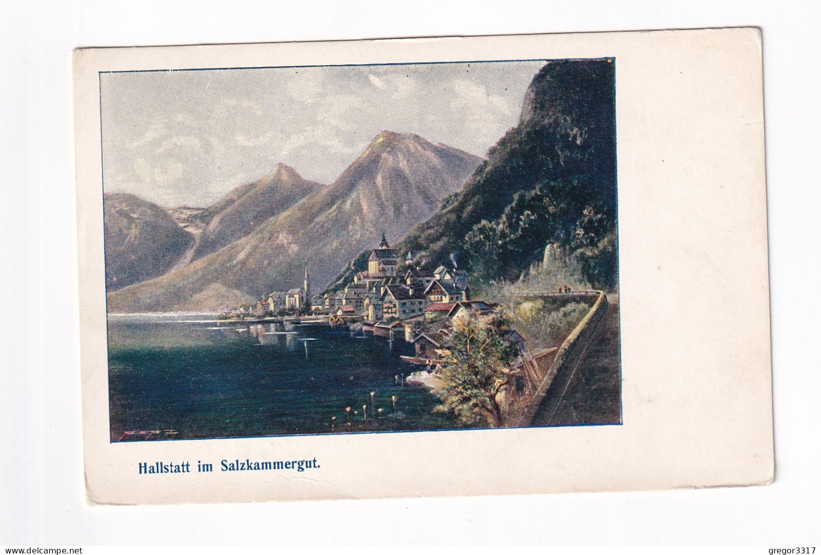 E5465)  HALLSTATT Im Salzkammergut - Signiert - Sehr Alt ! - Hallstatt