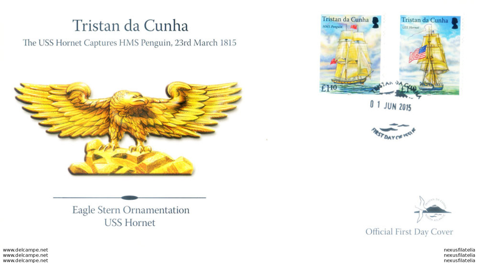9 FDC Anno 2015. - Tristan Da Cunha