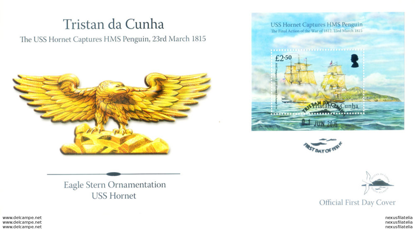 9 FDC Anno 2015. - Tristan Da Cunha