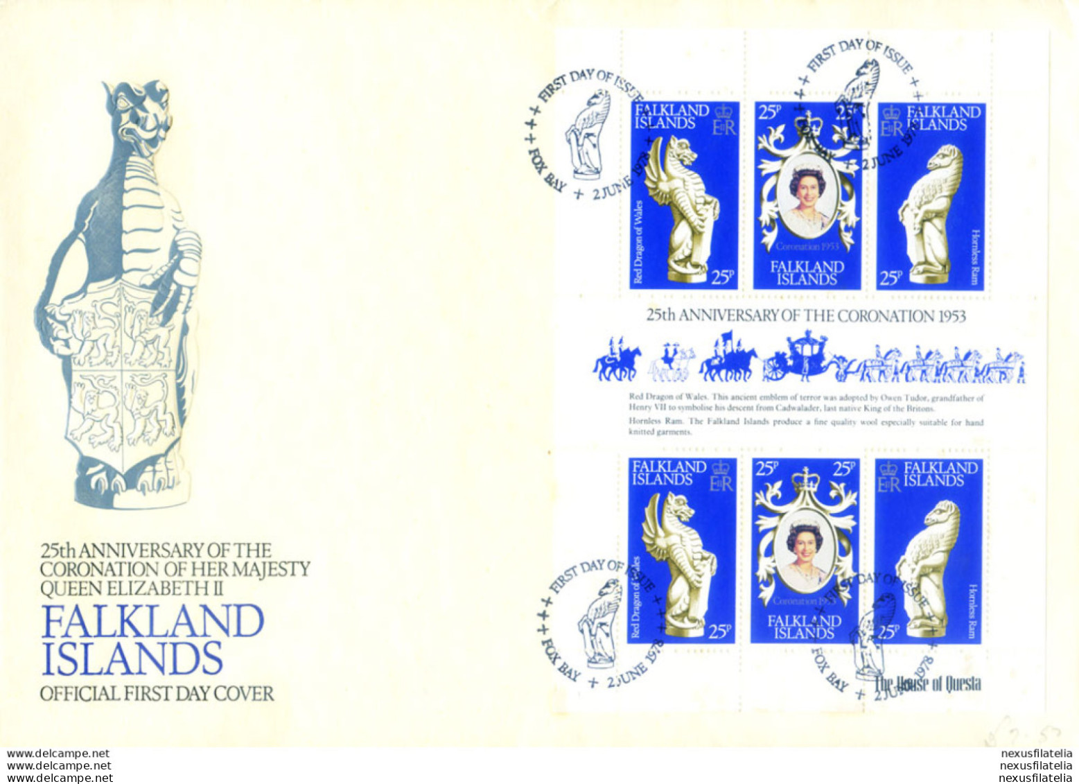 12 FDC anni 1970-1979.