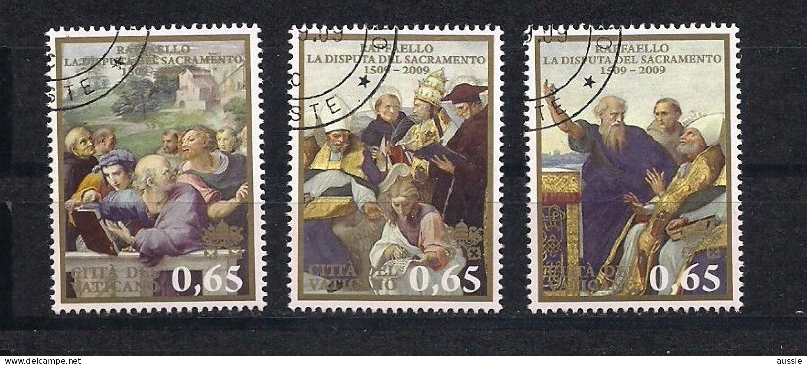 Vatican Vatikaanstad 2009 Yvertn° 1501-1503 (°) Oblitéré Used Cote 6,00 Euro - Usados