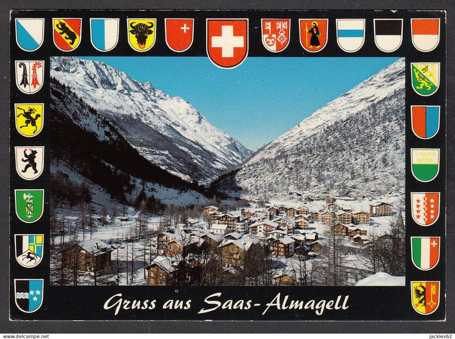 110480/ SAAS-ALMAGELL, Gruss Aus - Saas-Almagell