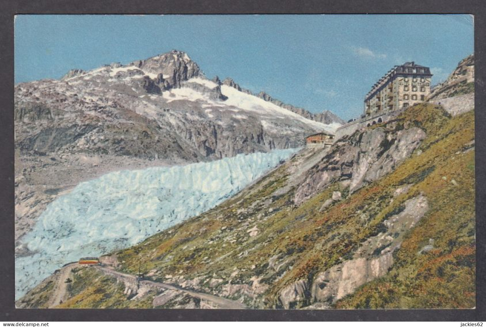 124041/ OBERGOMS, Belvedere-Furkastrasse Mit Rhonegletscher - Obergoms