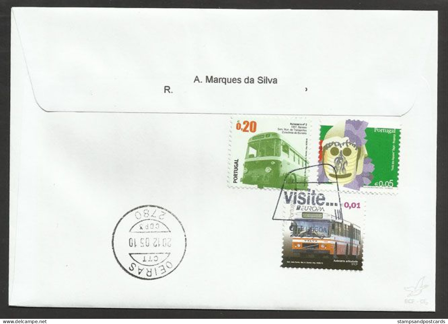 Portugal Açores Europa CEPT 2012 Paquebot Funchal Bateau FDC Recommandée Portugal Azores Cruise Ship R FDC - 2012