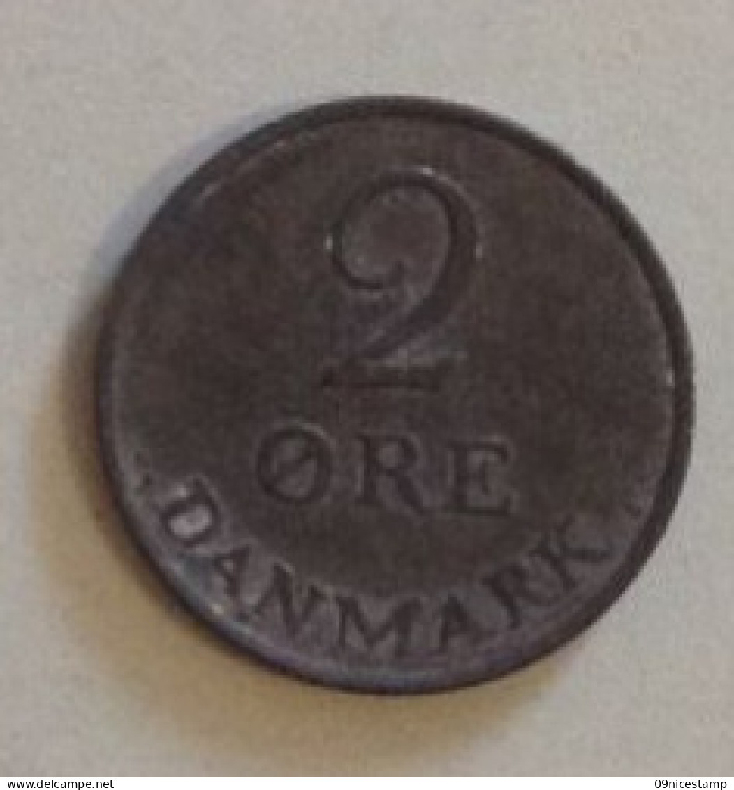 Denmark, Year 1965, Used, 2 Öre - Danemark