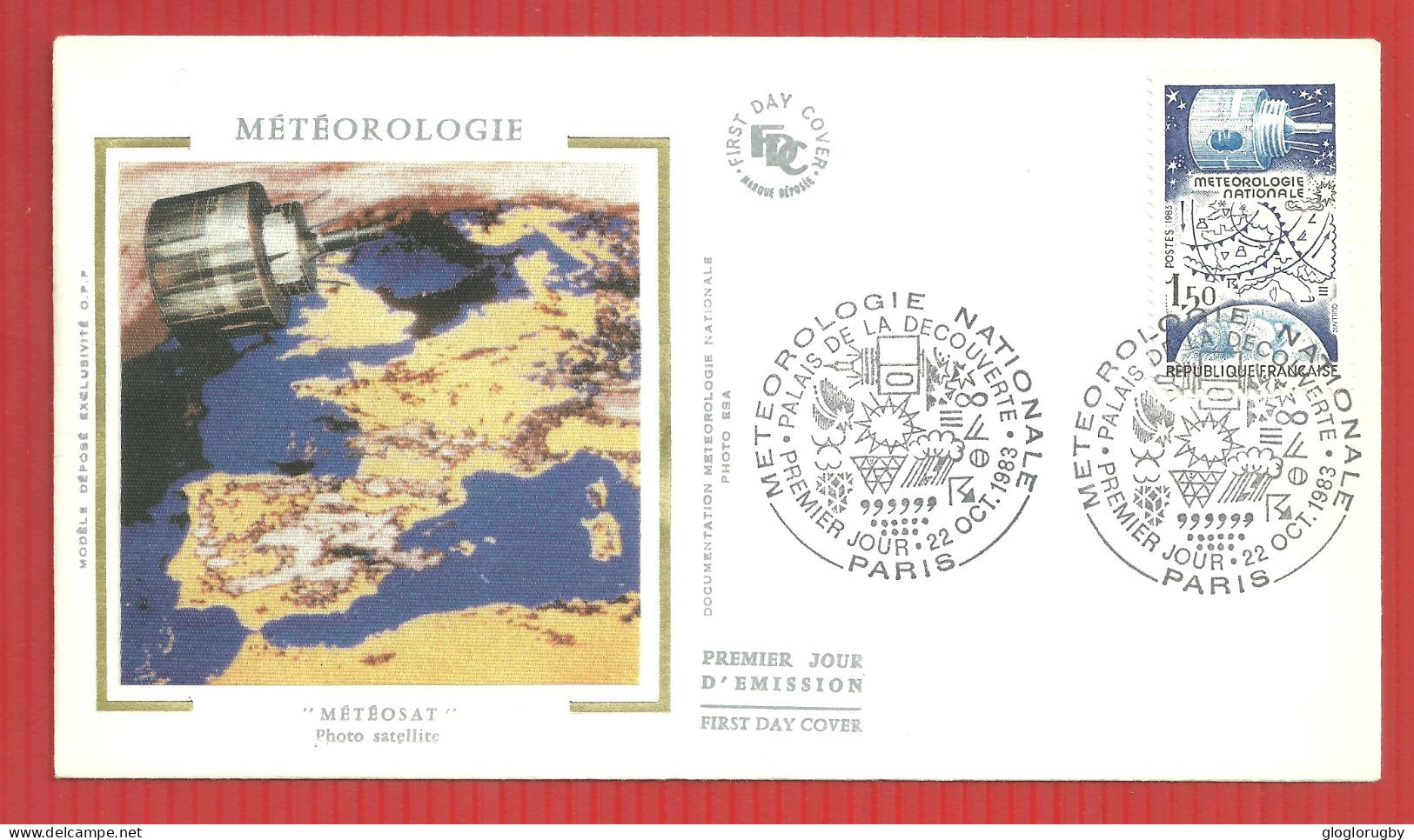 FDC  LA METEOROLOGIE PARIS  2 10 1983 - Climat & Météorologie