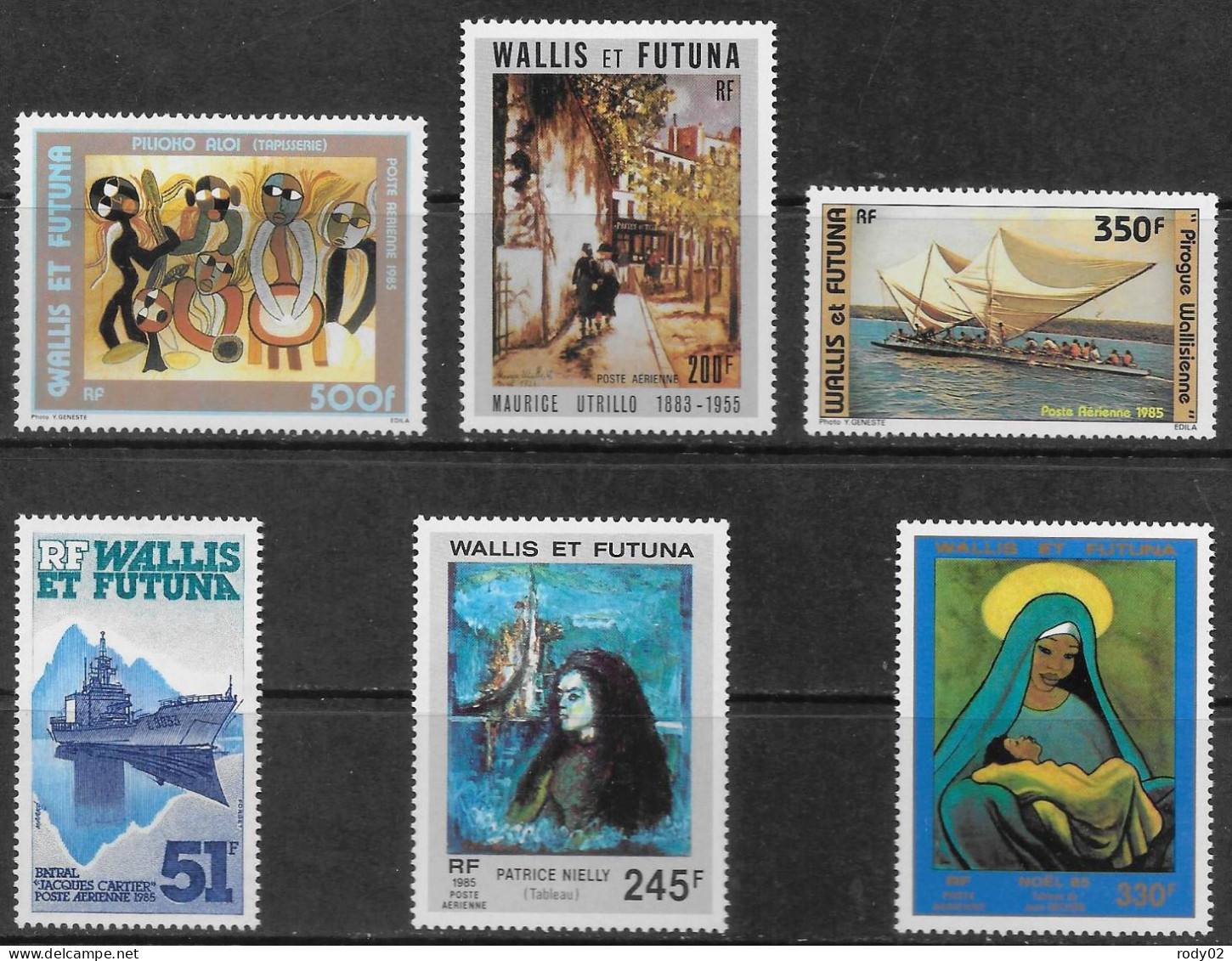 WALLIS ET FUTUNA - PA 143 A 148 - NEUF** MNH - Unused Stamps