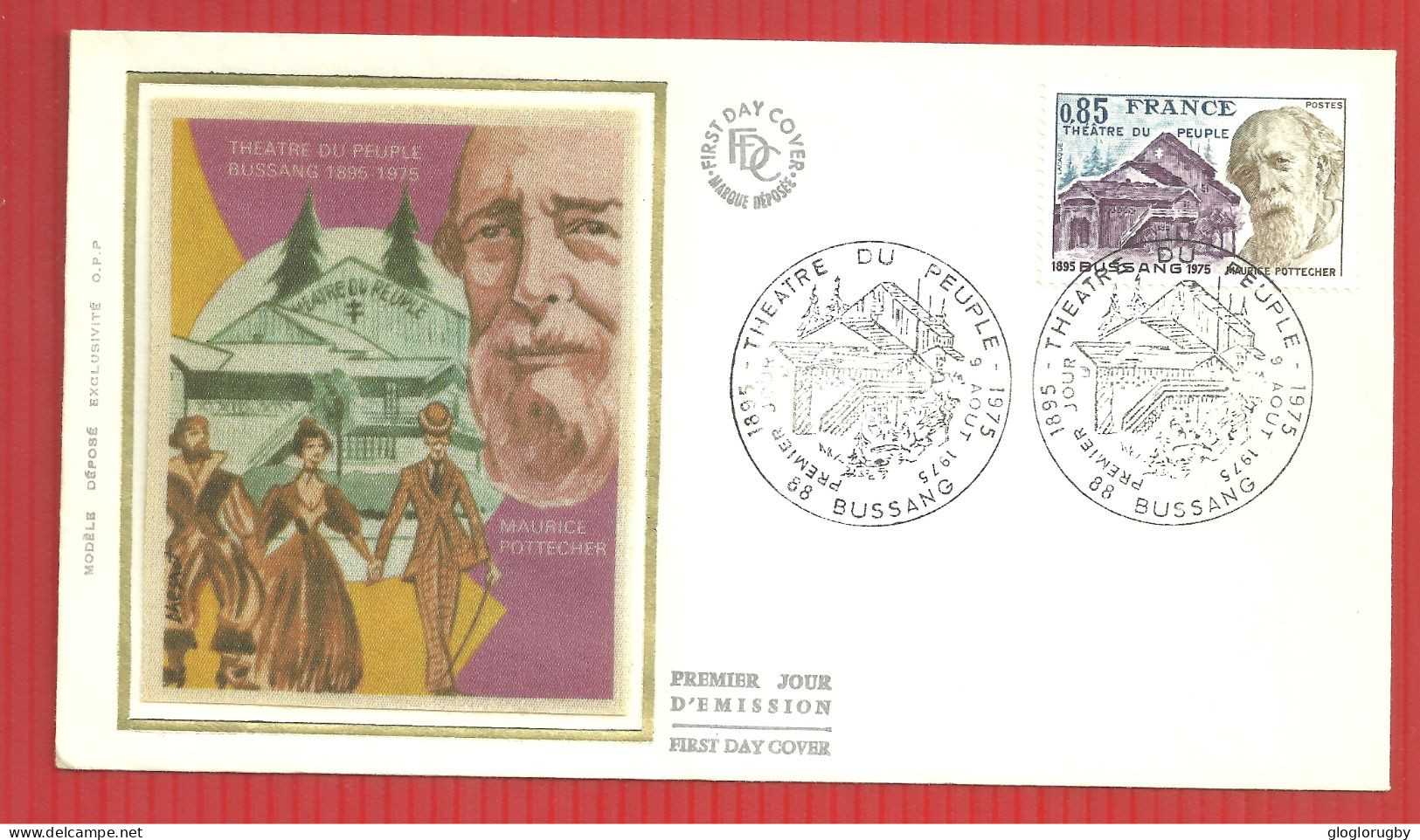 FDC THEATRE DE BUSSANG 9 8 1977 - Monumenti