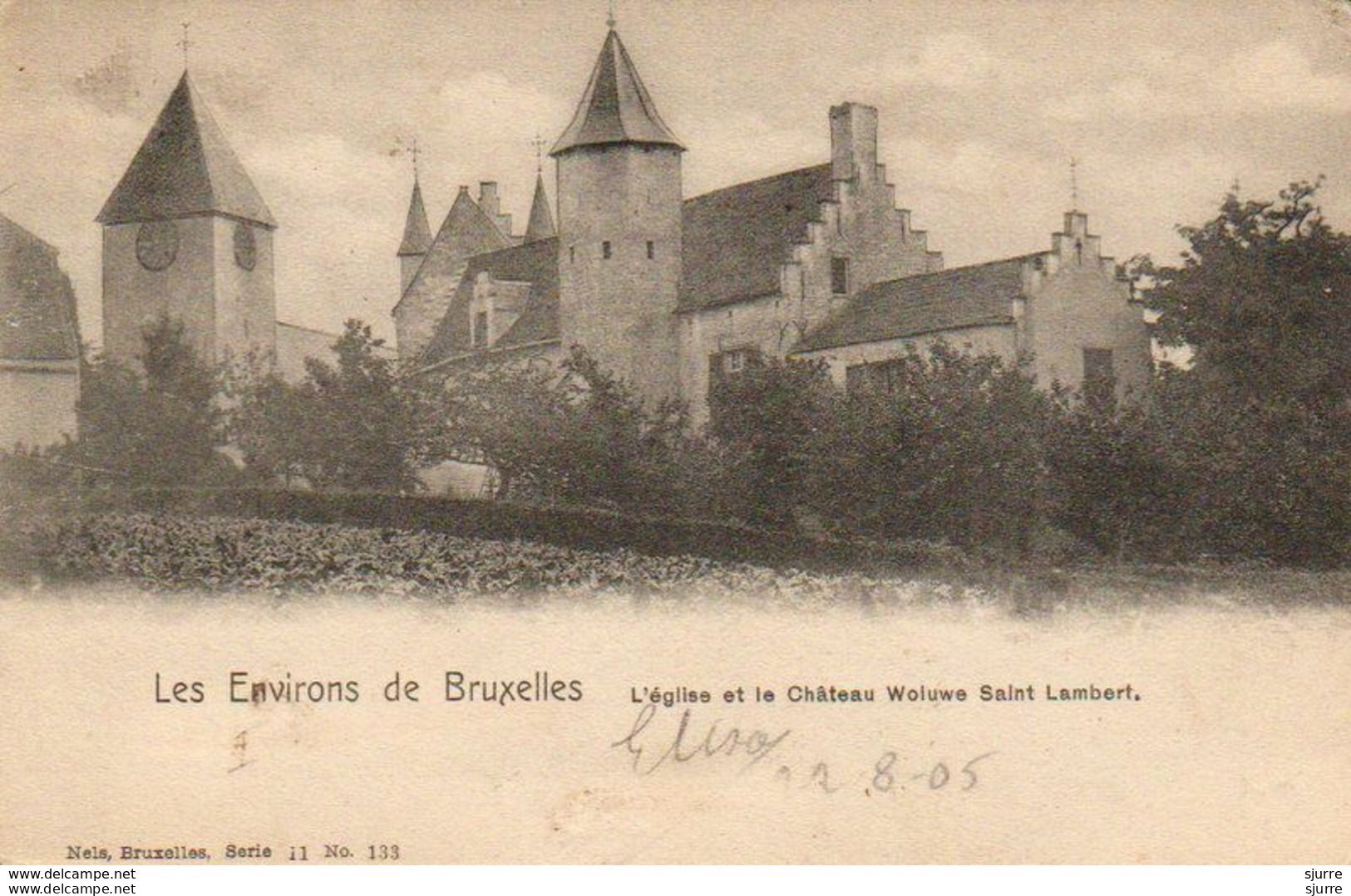 Sint-Lambrechts Woluwe - Kasteel - L'église Et Le Château De Woluwe Saint Lambert - Woluwe-St-Lambert - St-Lambrechts-Woluwe