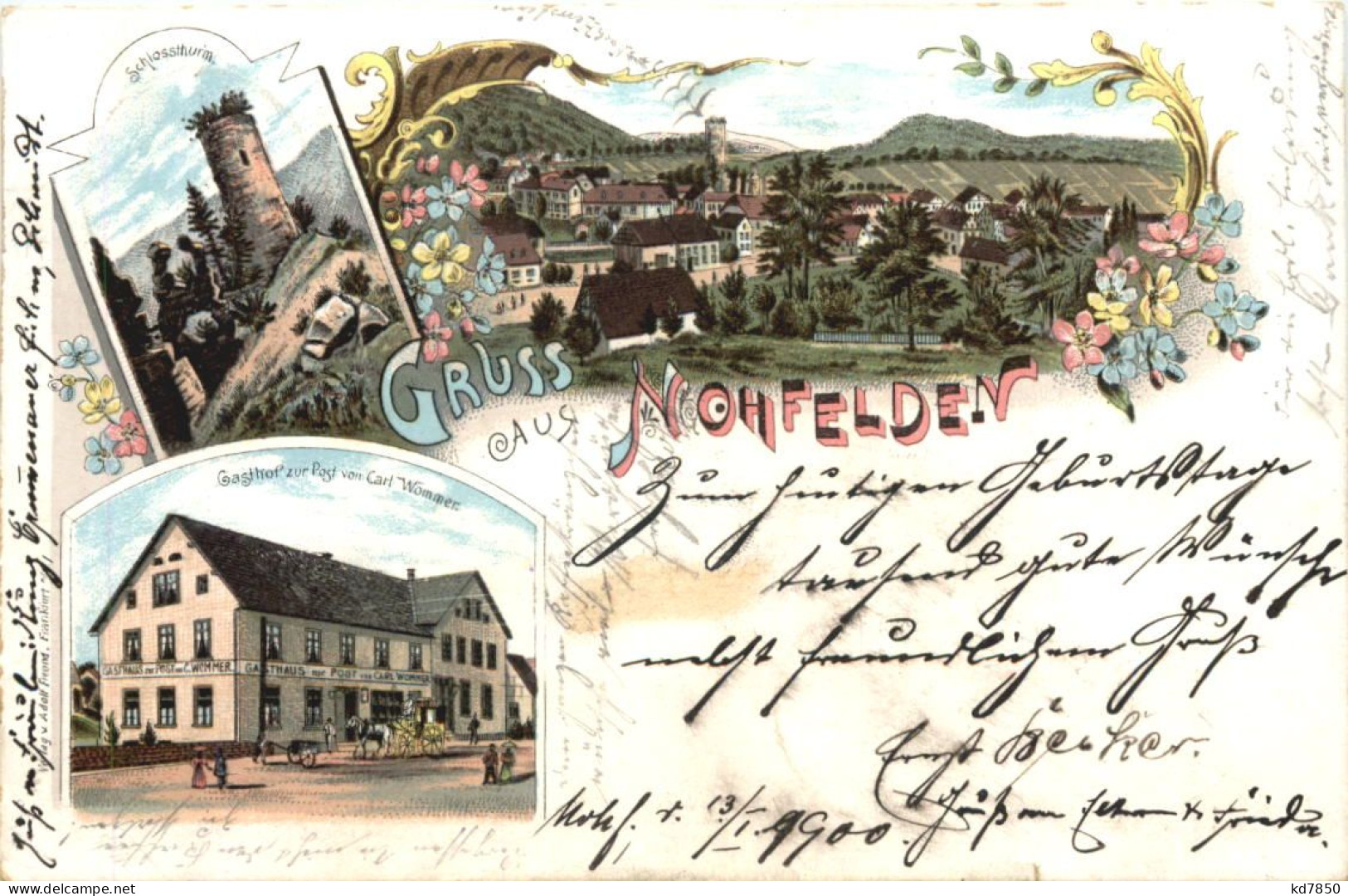 Gruss Aus Nohfelden - Litho - Kreis Sankt Wendel