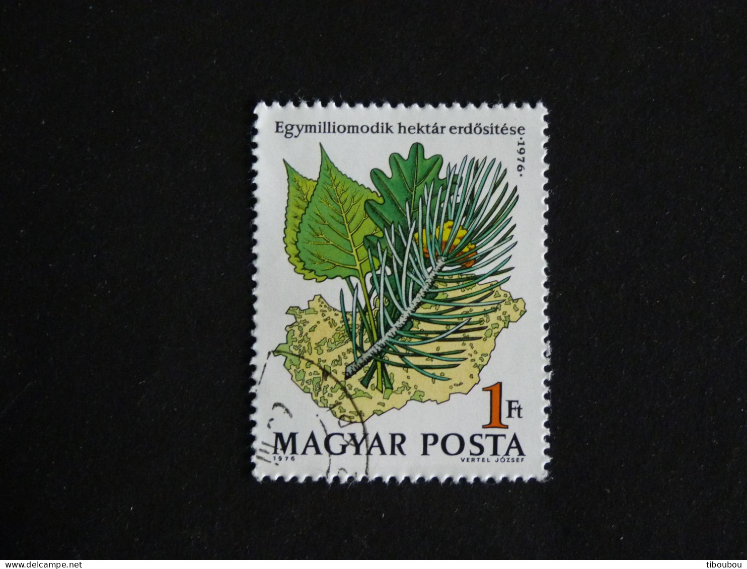 HONGRIE HUNGARY MAGYAR YT 2530 OBLITERE - BOISEMENT DU MILLIONIEME HECTARE / TREMBLE PIN CHENE ARBRE TREE - Gebraucht