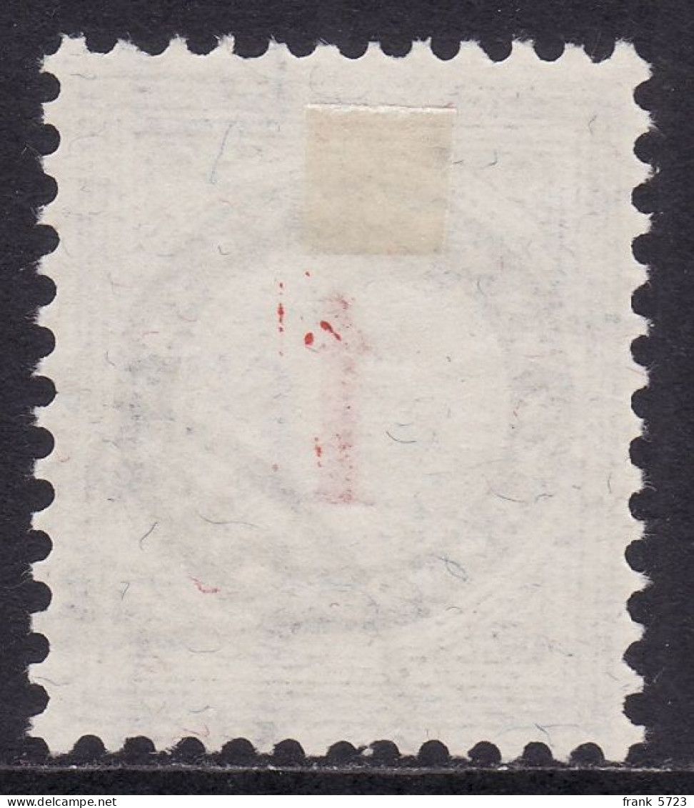 Schweiz: Portomarke SBK-Nr. 23BK (Rahmen Bräunlicholiv, Wasserzeichen Kreuz, 1908-1909) Gestempelt - Postage Due