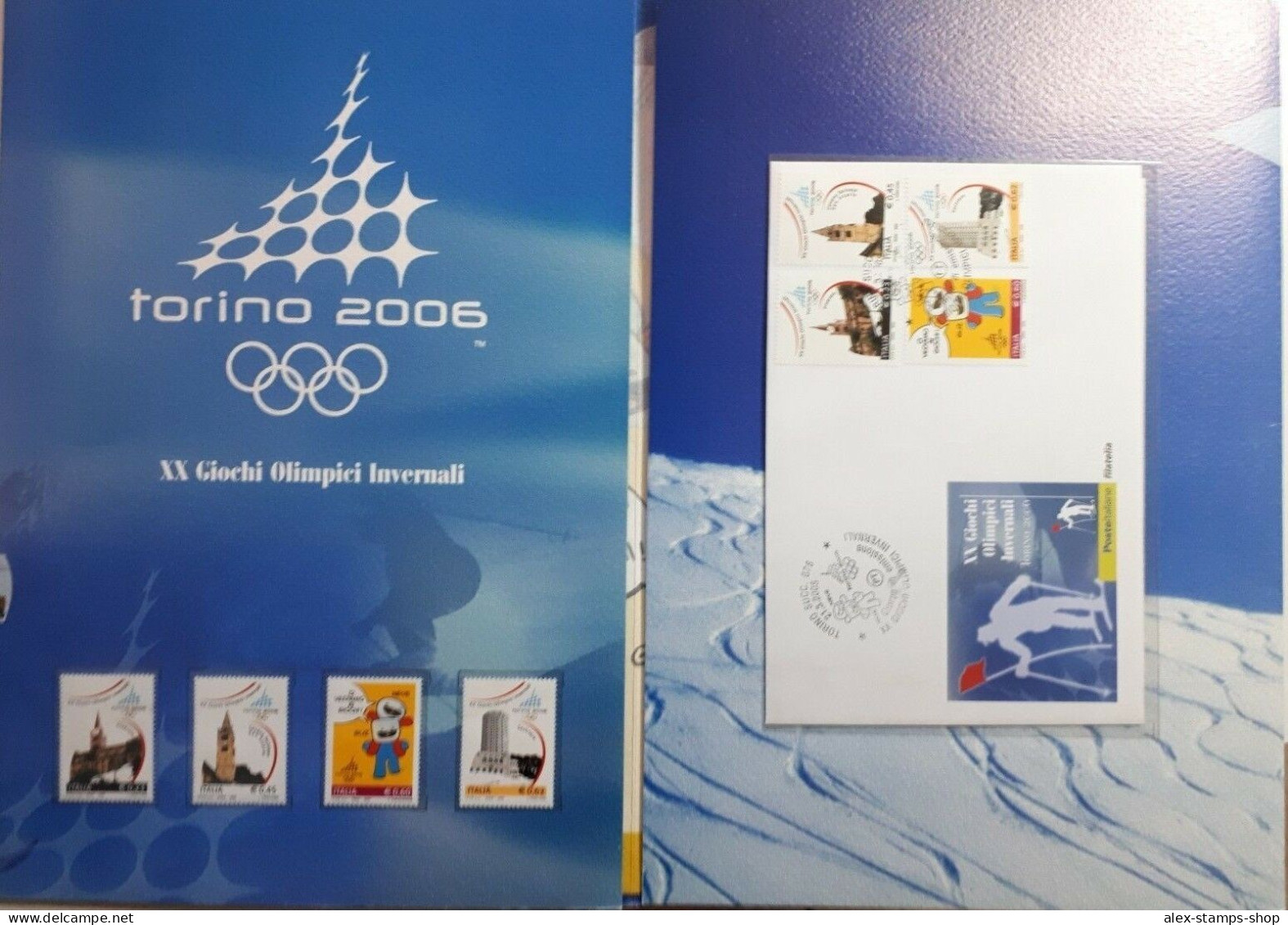 ITALIA 2005 FOLDER GIOCHI OLIMPICI INVERNALI TORINO 2006 - OLIMPIC GAMES - Presentation Packs