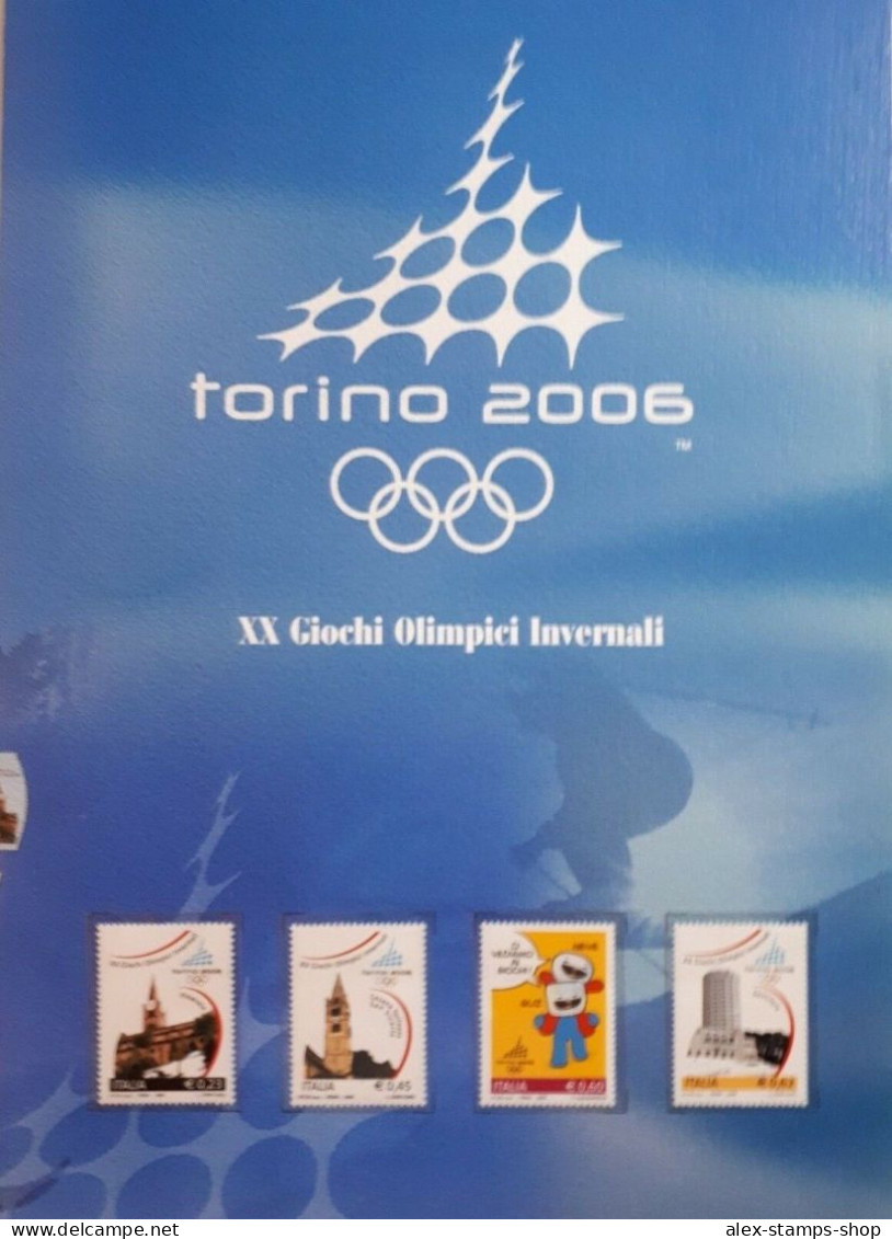 ITALIA 2005 FOLDER GIOCHI OLIMPICI INVERNALI TORINO 2006 - OLIMPIC GAMES - Presentation Packs