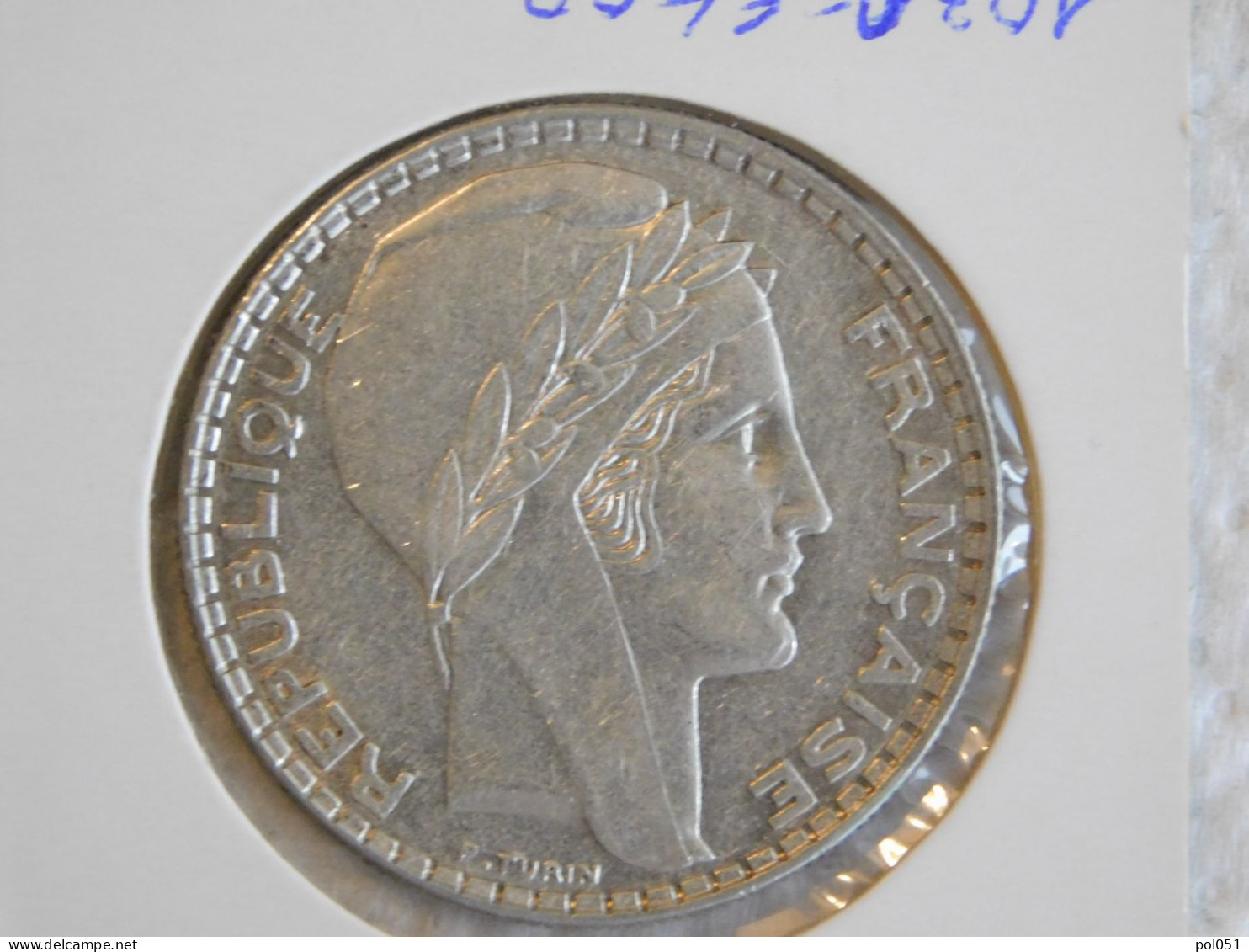 France 20 Francs 1937 TURIN (1030) Argent Silver - 20 Francs