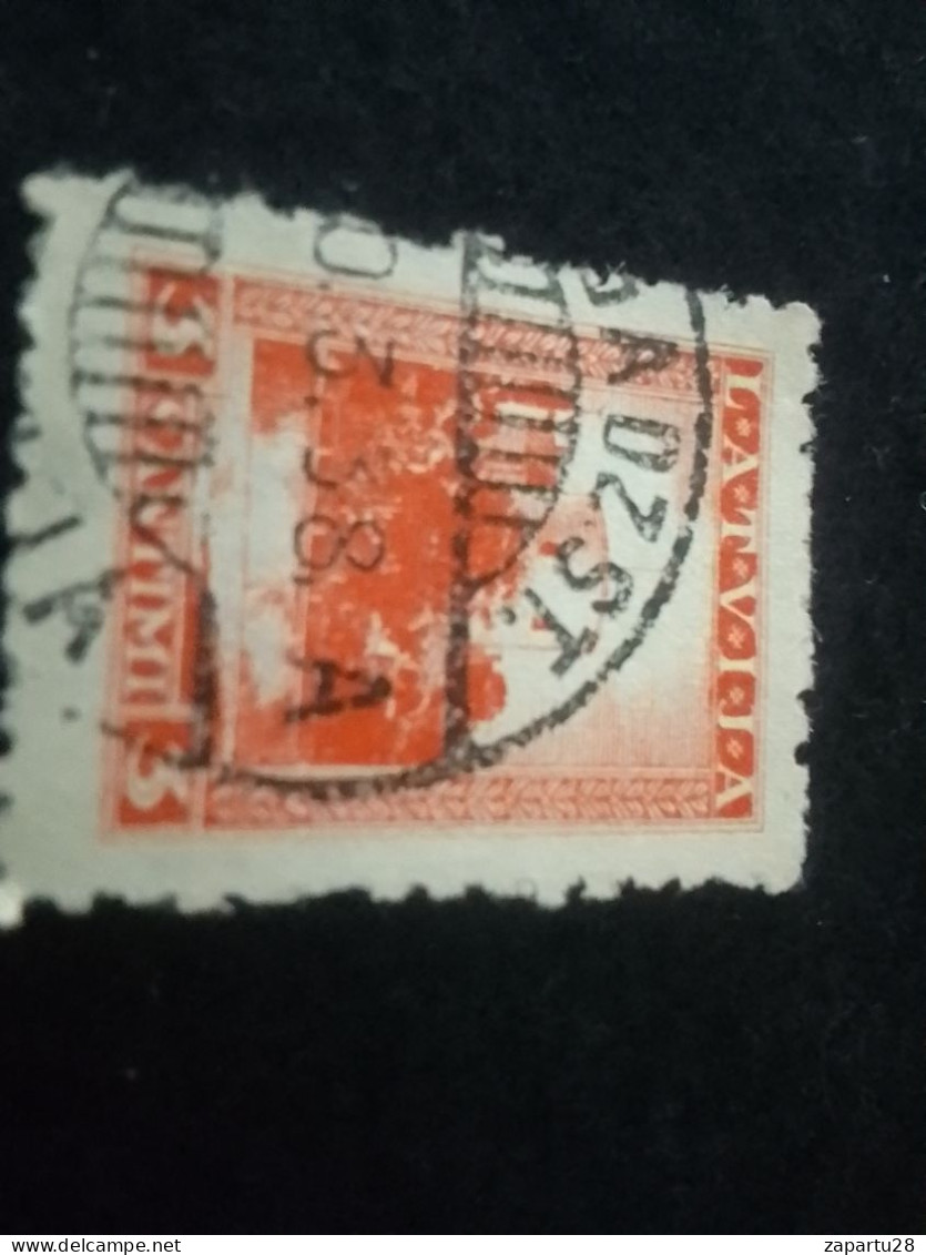 LETONYA-1920-50   3 SANTİMİ    DAMGALI - Estonia