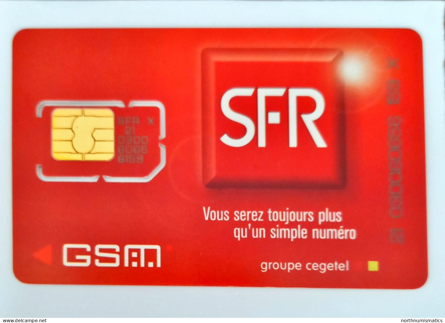 SFR Gsm Original  Chip Sim Card Scratch - Lots - Collections