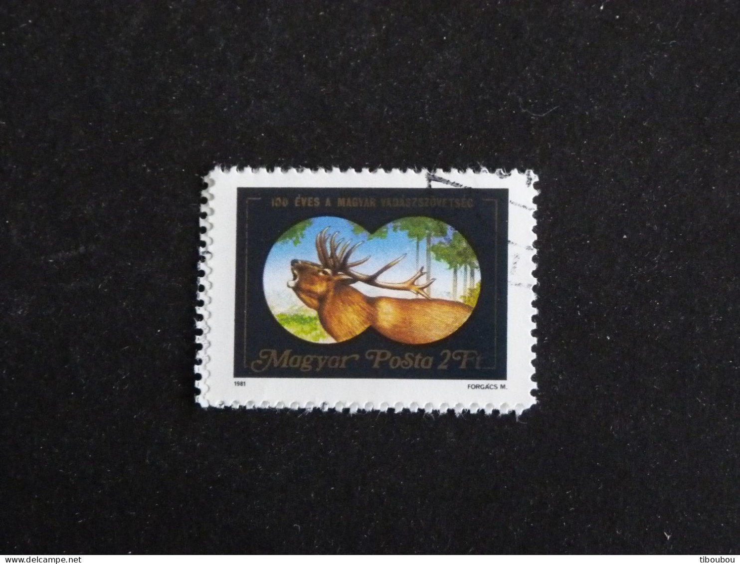 HONGRIE HUNGARY MAGYAR YT 2760 OBLITERE - CERF DEER STAG CHASSE HUNT - Oblitérés