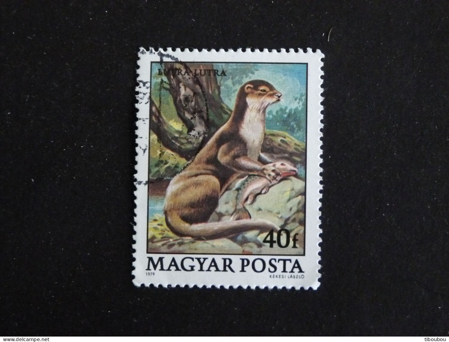 HONGRIE HUNGARY MAGYAR YT 2690 OBLITERE - LOUTRE - Used Stamps