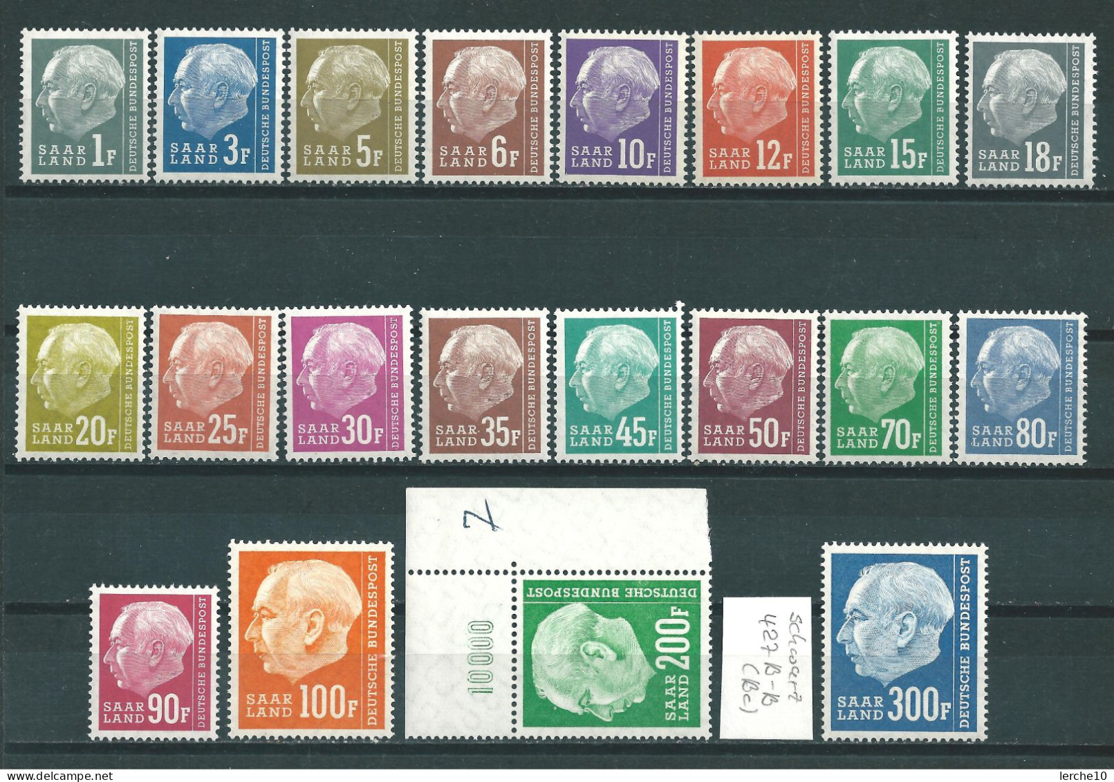 Saar MiNr. 409-428 ** (sab05) - Unused Stamps