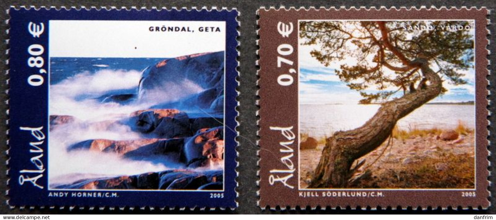 Aland 2005  MiNr.256-57    MNH (**)  (lot  F 673 ) - Aland