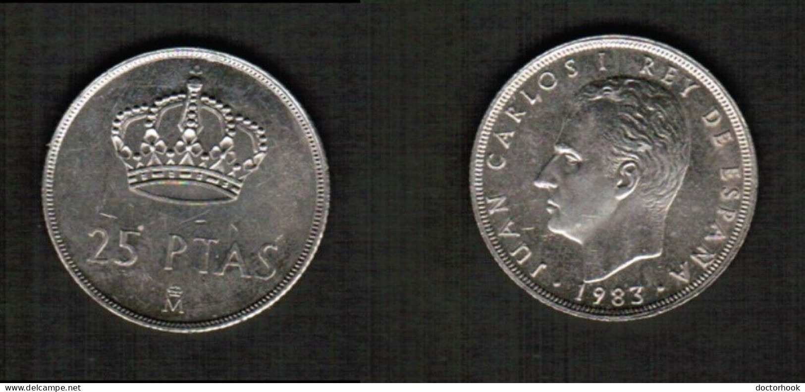 SPAIN    25 PESETAS 1983 (KM # 824) #7739 - 25 Pesetas