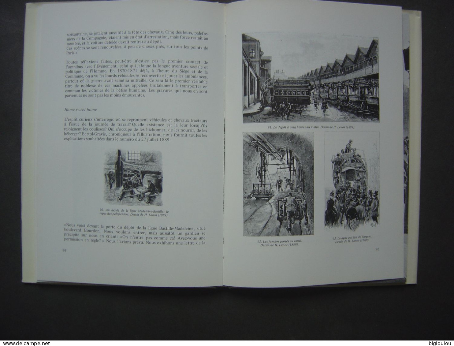 Beau Livre Cartonné - PARIS NAGUERE - TRANSPORTS PUBLIC - Bahnwesen & Tramways