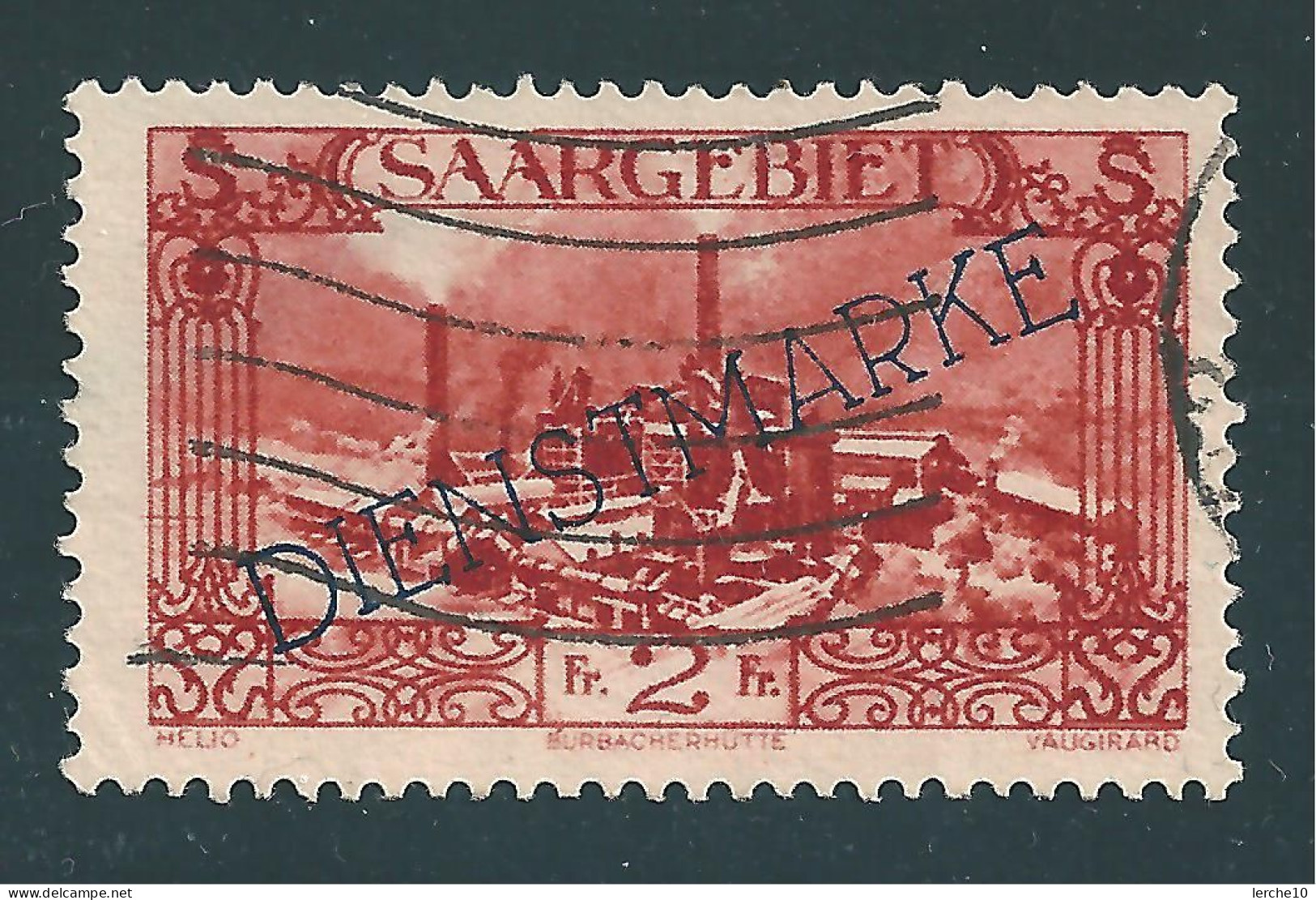 Saar MiNr. D 32 III  (sab05) - Service