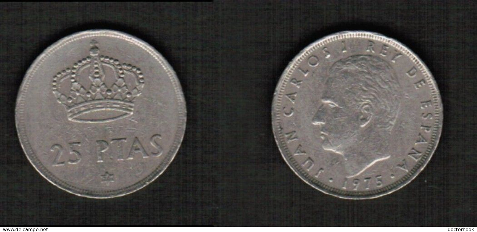 SPAIN    25 PESETAS 1975 (79) (KM # 808) #7740 - 25 Pesetas