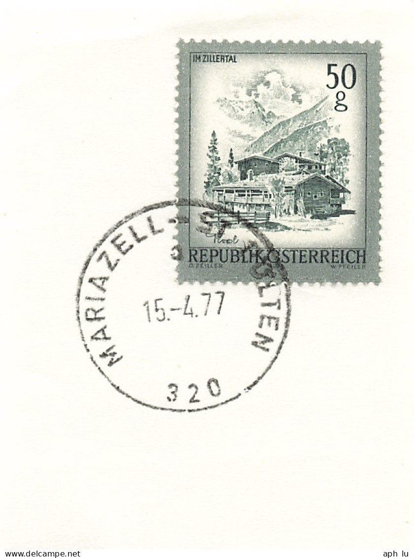 Bahnpost (R.P.O./T.P.O) Mariazell-St. Pölten [Ausschnitt] (AD3076) - Lettres & Documents