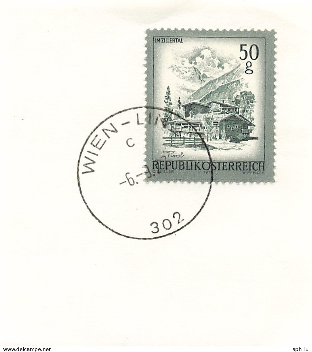 Bahnpost (R.P.O./T.P.O) Wien-Linz [Ausschnitt] (AD3078) - Storia Postale