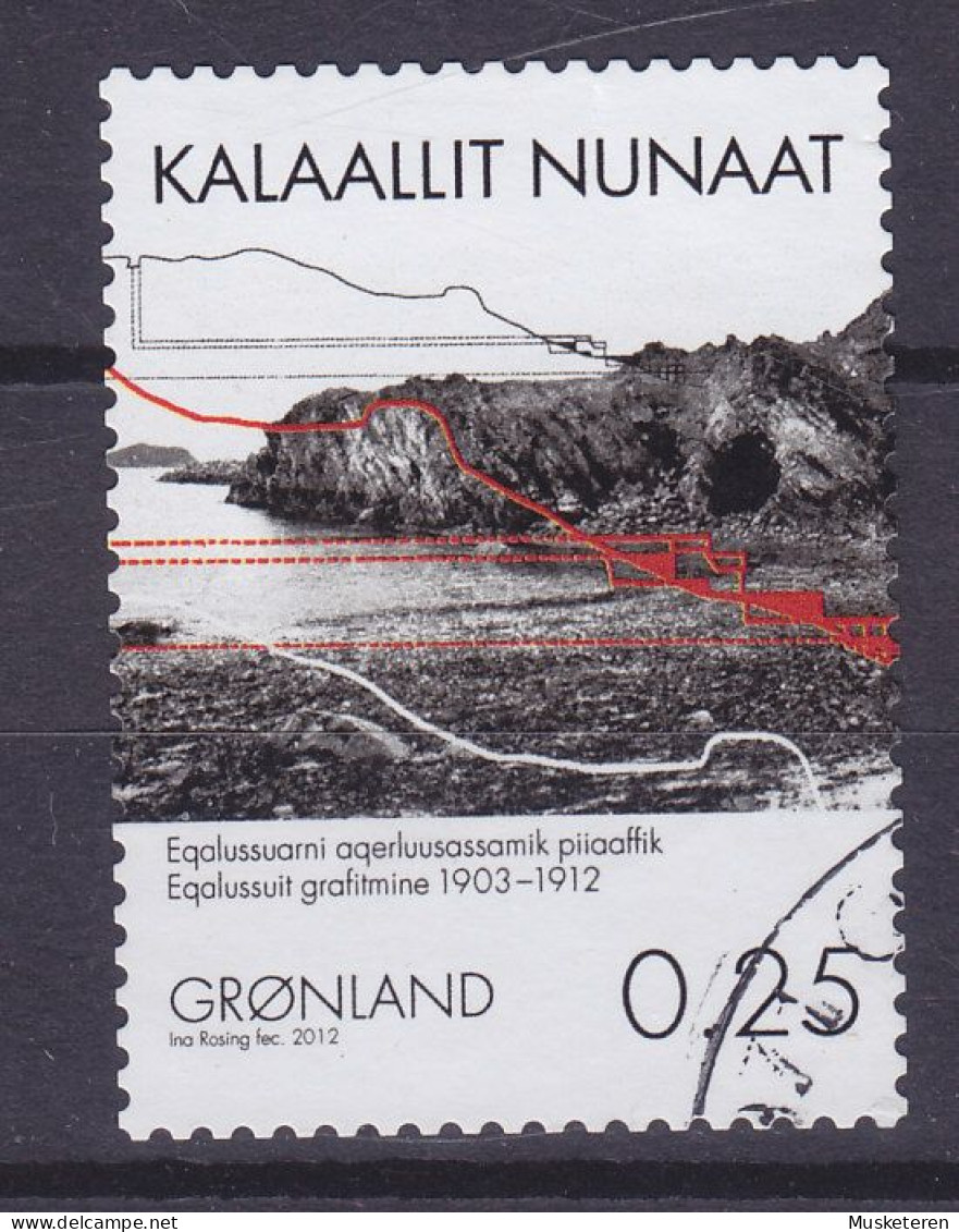 Greenland 2012 Mi. 611, 0.25 Kr. Bergbau (III) - Gebruikt