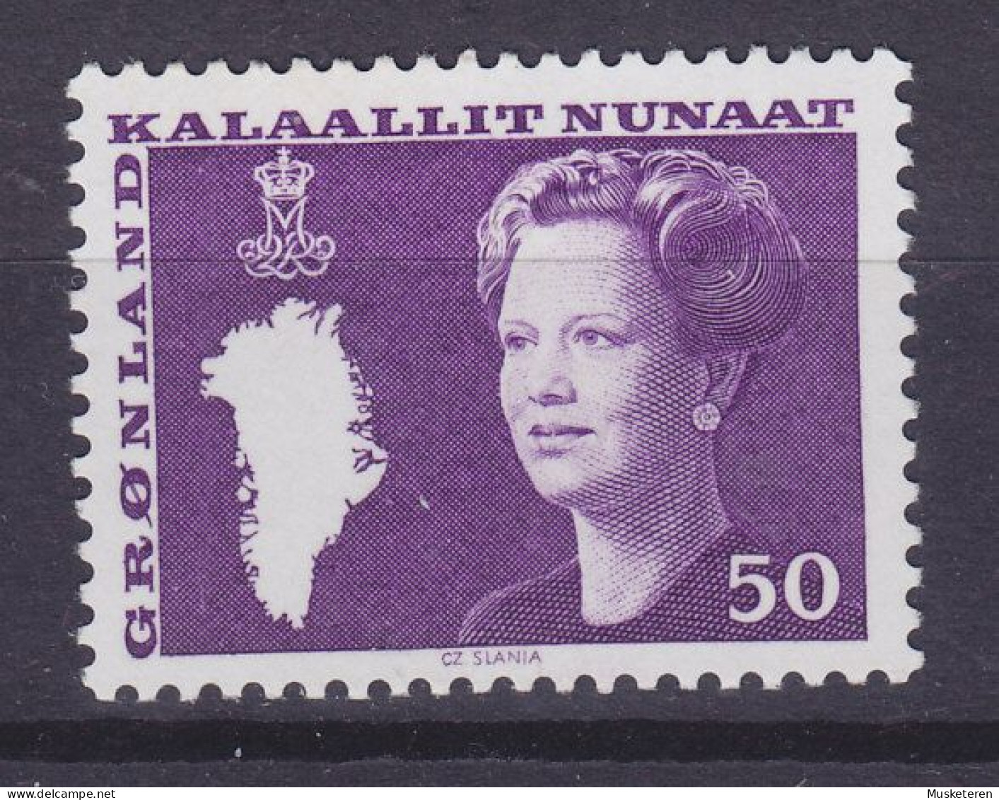 Greenland 1981 Mi. 126, 50 (Ø) Queen Margrethe II. (Cz. Slania), MH* - Ongebruikt