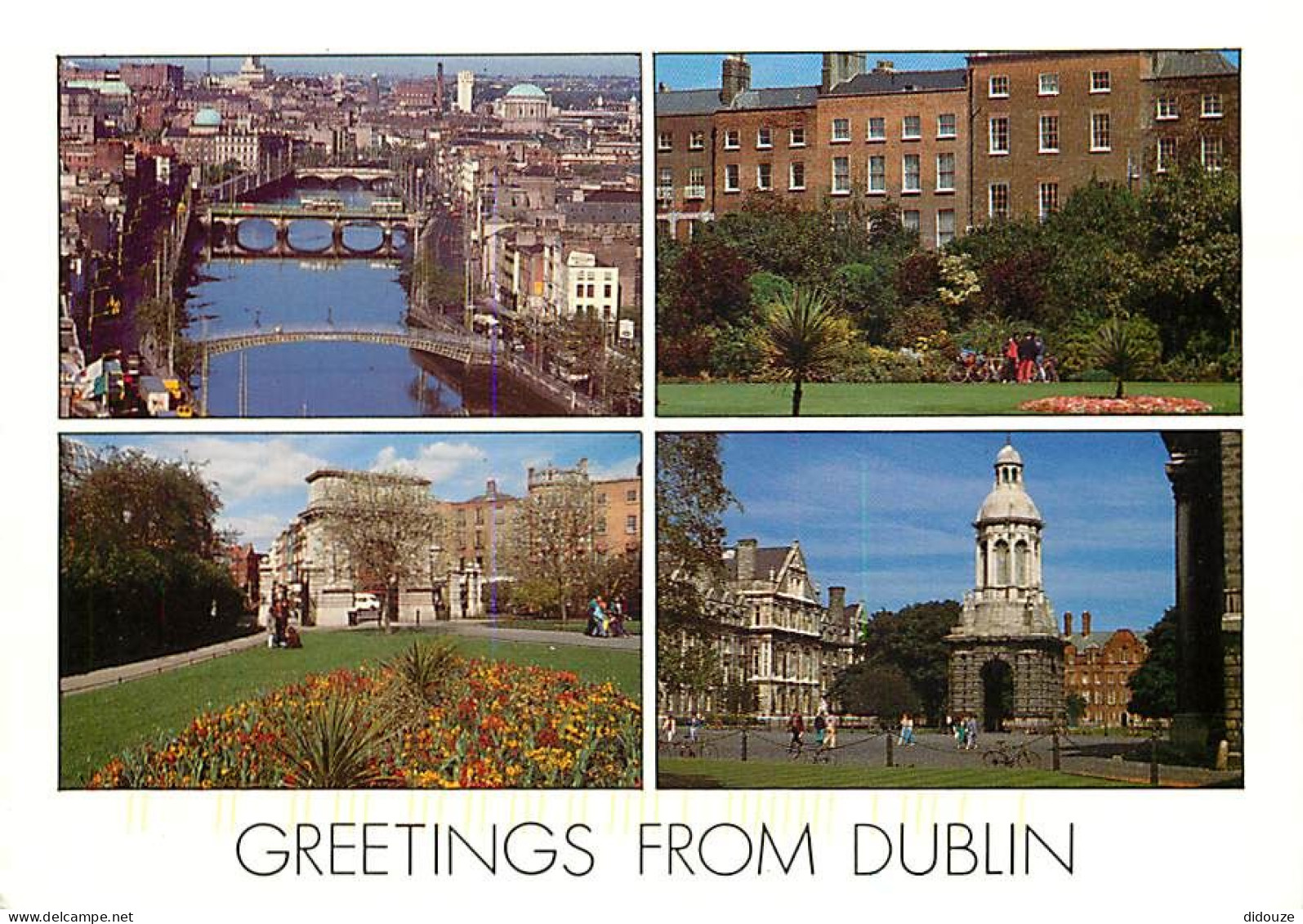 Irlande - Dublin - Dublin City - Multivues - Voir Timbre - Ireland - CPM - Voir Scans Recto-Verso - Dublin