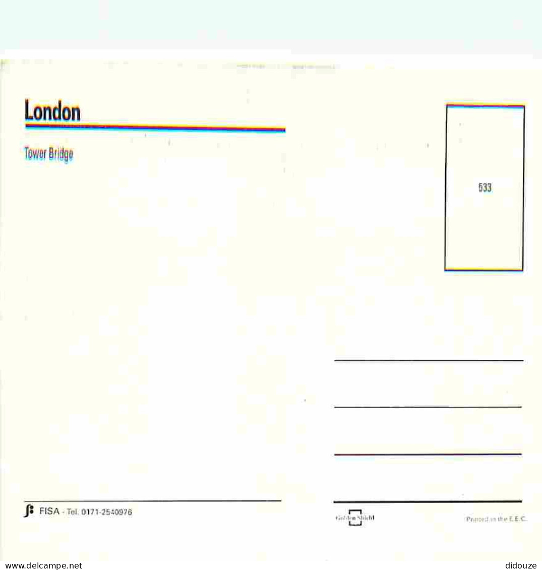 Royaume Uni - Londres - Tower Bridge - CPM - UK - Voir Scans Recto-Verso - Tower Of London