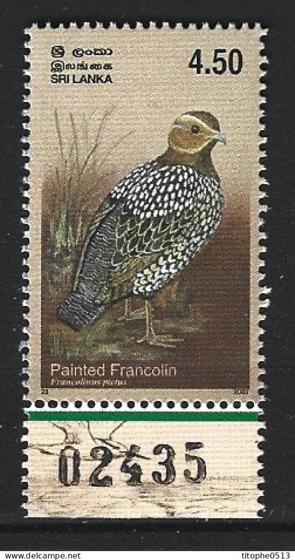 SRI LANKA. N°1390 De 2003. Faisan. - Hoendervogels & Fazanten