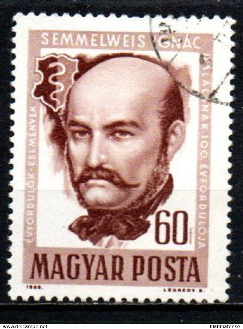 1965 - Ungheria 1763 Morte Di Ignac Semmelweis   ------ - Used Stamps