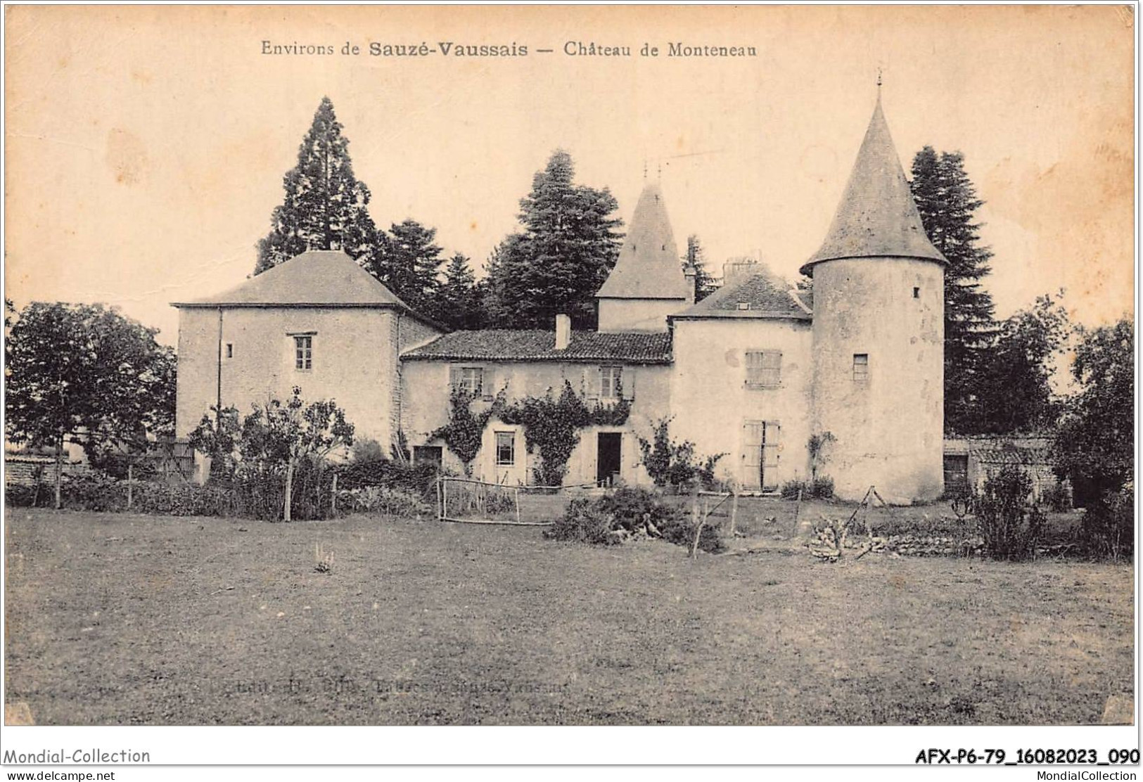 AFXP6-79-0498 - Environs De SAUZE-VAUSSAUS - Chateau De Monteneau - Sauze Vaussais